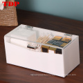 Nail Polish Box Perfume Storage Case with Lid for Women Acrylic Lipstick Makeup Organizer